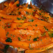 carottes glacées à l'orange